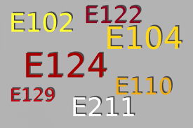 E numbers
